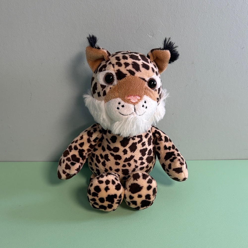 Kinder Surprise Lynx Leopard Plush Stuffed Animal, Kids Plush Toy